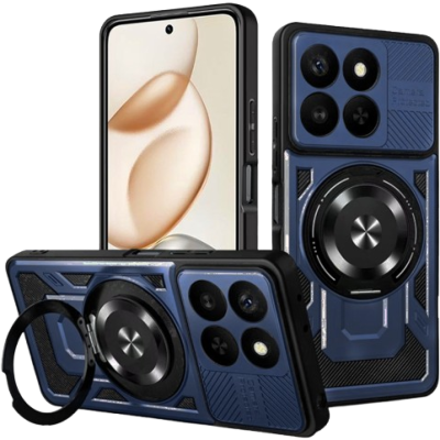Θήκη Honor 400 Smart 5G / 400 Smart 4G / X7d 4G Techsuit RuggedCam Ανθεκτική με KickStand & MagSafe - Blue (5949419344990)