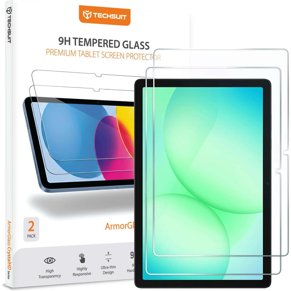 Tempered Glass Samsung Galaxy Tab A11 Plus / A9 Plus 11" Techsuit ArmorGlass CrystalHD Premium Αντιχαρακτικό Γυαλί Προστασίας Οθόνης 2 Τεμάχια - Clear (5949419350786)
