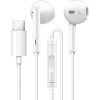 Handsfree Ακουστικά Official Huawei CM33 Ενσύρματα με Type-C & Τεχνολογία ANC Ακύρωσης Θορύβου - White (55030088)