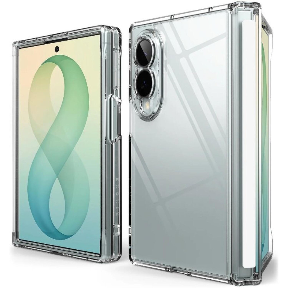 Θήκη Samsung Galaxy Z Fold8 Ringke Fusion Flap Ανθεκτική Σκληρή - Clear (8800328819351)