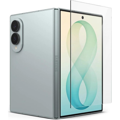 Tempered Glass Samsung Galaxy Z Fold8 Ringke Cover Display Easy Slide Αντιχαρακτικό Γυαλί Προστασίας Εξωτερικής Οθόνης 2 Τεμάχια - Clear (8800328819375)