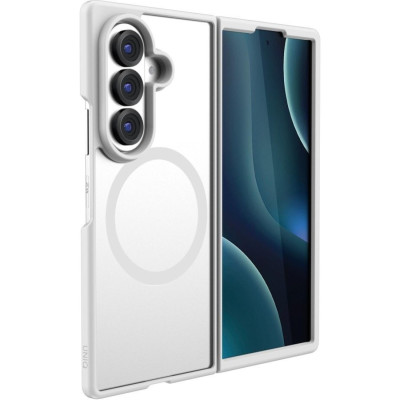 Θήκη Samsung Galaxy Z Fold8 Ultra Uniq Veren AF MagClick Ανθεκτική Ημιδιάφανη με MagSafe - White (UNIQ-GZFOLD8-VERNAFMCFST)