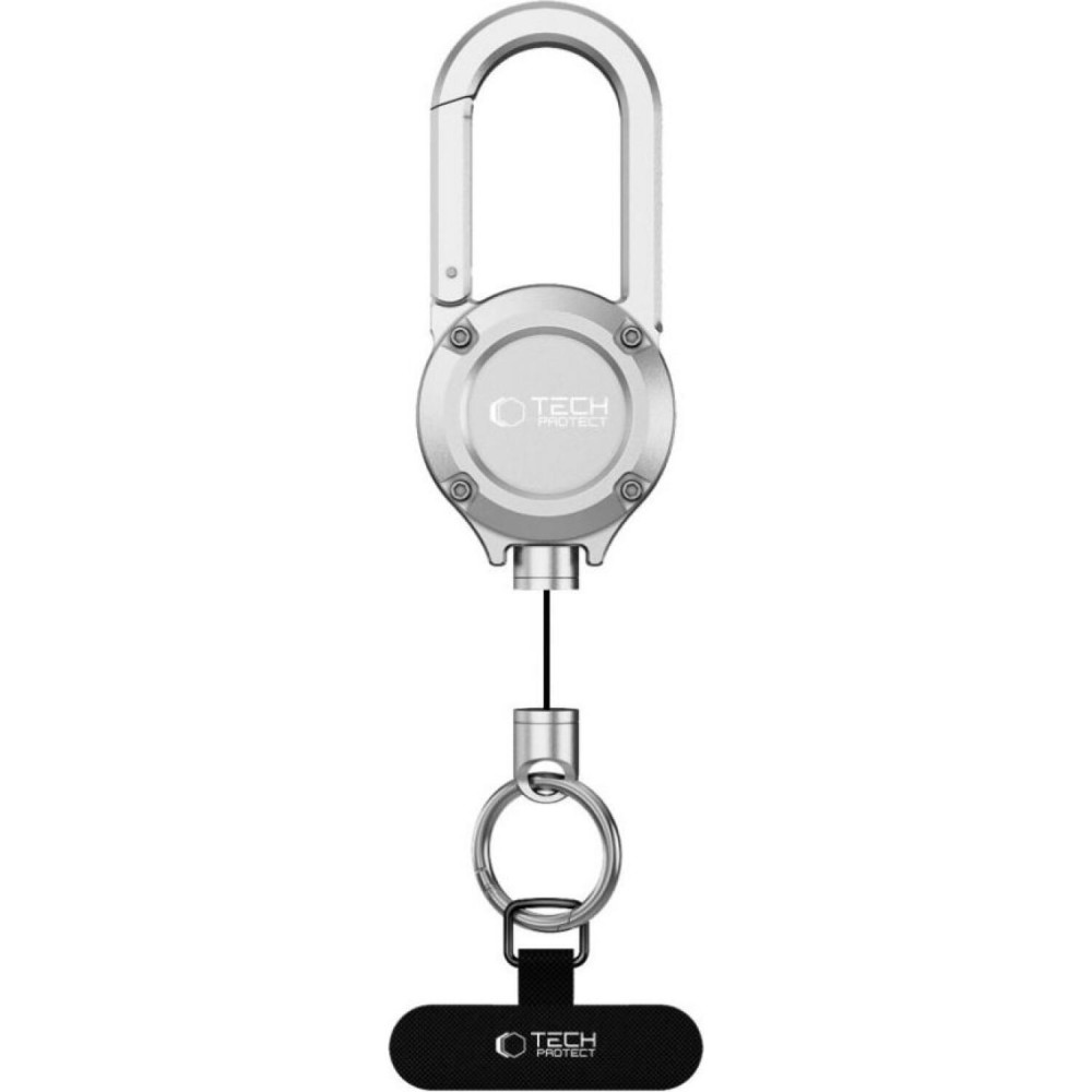 Λουράκι Ασφαλείας Κινητού Tech-Protect ATH02 UrbanLoop Pro Anti Theft Holder Μεταλλικό Αντικλεπτικό με Μπρελόκ - Silver (5906302324484)