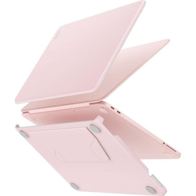 Θήκη MacBook Neo 13" 2026 Uniq Lyden Versa από Vegan Δέρμα με KickStand / Προστασία Webcam & Προστατευτικά Πληκτρολογίου US/EU - Petal Pink (UNIQ-MBNEO-LYDVERPETPNK)