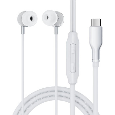 Handsfree Ακουστικά Acefast L8 Wired Earphones with Mic Ενσύρματα με Type-C - Gray (6974316284956)