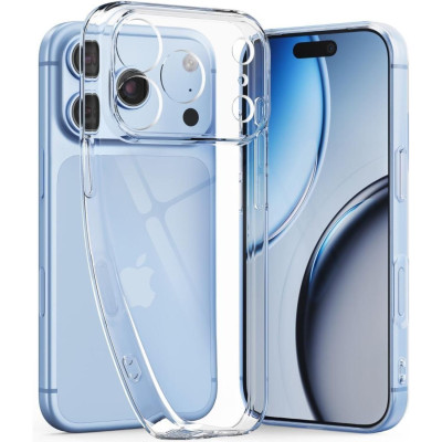 Θήκη iPhone 18 Pro Max / 17 Pro Max Tech-Protect FlexAir Διάφανη Σιλικόνης - Clear (5906302325092)