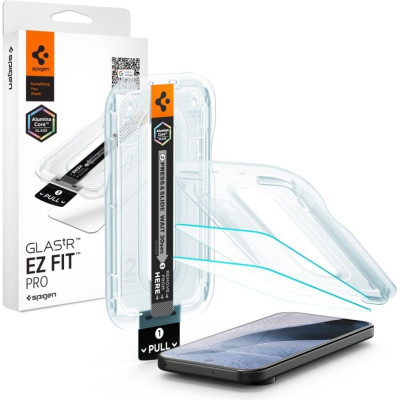 Tempered Glass Google Pixel 11 / 11 Pro Spigen GLAS.tR EZ Fit Pro AluminaCore 10H+ Ανθεκτικό Αντιχαρακτικό Γυαλί Προστασίας Οθόνης 2 Τεμάχια - Clear (AGL11480)