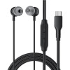 Handsfree Ακουστικά Acefast L8 Wired Earphones with Mic Ενσύρματα με Type-C - Black (6974316284949)