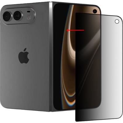 Tempered Glass iPhone Duo Techsuit 111D Privacy Full Glue Full Face Αντιχαρακτικό Γυαλί Προστασίας Απορρήτου Εξωτερικής Οθόνης - Black (5949419383999)