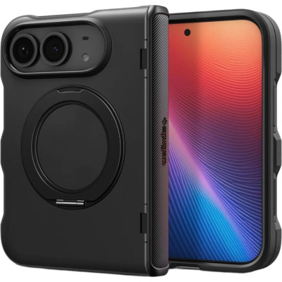 Θήκη iPhone Duo Spigen Slim Armor Pro S MagFit Ανθεκτική με MagSafe & KickStand - Black (ACS11780)