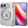 Θήκη iPhone Duo Spigen Ultra Hybrid Pro S MagFit Σκληρή με MagSafe & Περιστρεφόμενο KickStand - Clear / White (ACS11782)