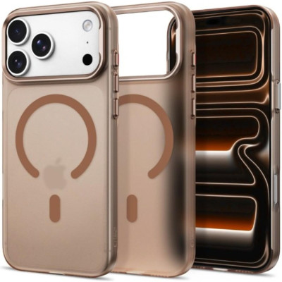Θήκη iPhone 18 Pro / 17 Pro Tech-Protect MagZero Ημιδιάφανη Σκληρή με MagSafe - Matte Desert Gold (5906302324910)