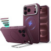Θήκη iPhone 18 Pro Max / 17 Pro Max ESR Cyber Tough Magnetic with Flex Stand Ανθεκτική με MagSafe / Kickstand & Κάλυμμα για Camera Control - Deep Burgundy (4894240304020)