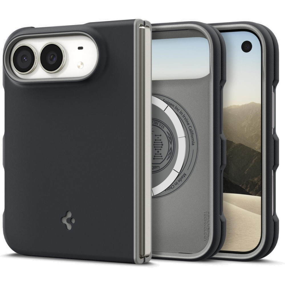 Θήκη iPhone Duo Spigen Nano Pop MagFit Ανθεκτική με MagSafe - Black Sesame (ACS11687)