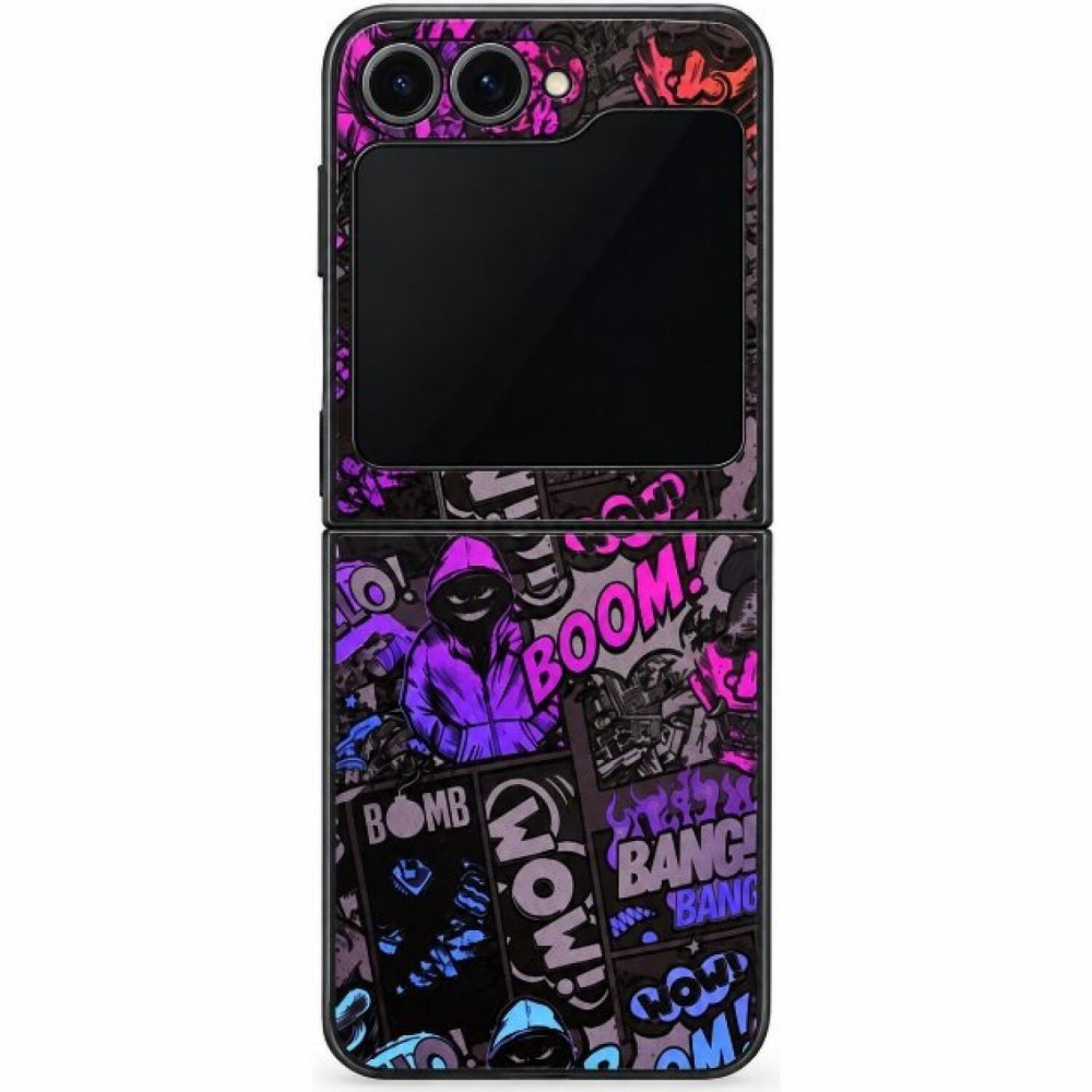 Αυτοκόλλητο Skin Προστασίας Πλάτης Samsung Galaxy Z Flip6 Gams Premium Vinyl Skin Back Plate - 3D Neonbomb (GAMS-VNL-SKIN-3DNB-002-211)