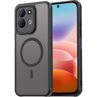 Θήκη Xiaomi Redmi 17 Techsuit HaloFrost II MagSafe Σκληρή Ημιδιάφανη με MagSafe - Black (5949419376878)