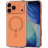 Θήκη iPhone 18 Pro Max / 17 Pro Max Spacecase Clear MagSafe Σκληρή Διάφανη με MagSafe - Orange (5905719144203)