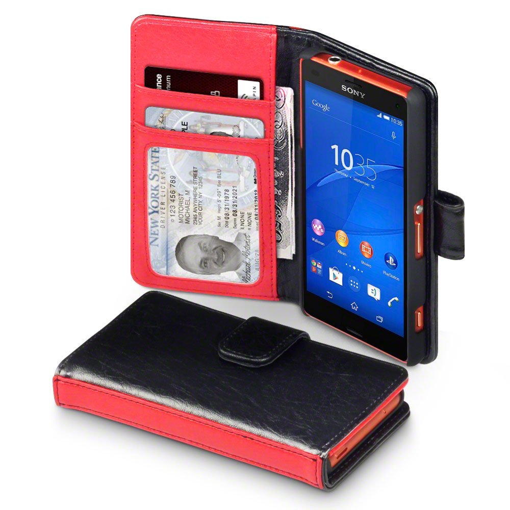 Δίχρωμη Θήκη Sony Xperia Z3 Compact - Πορτοφόλι by Covert (117-005-321)