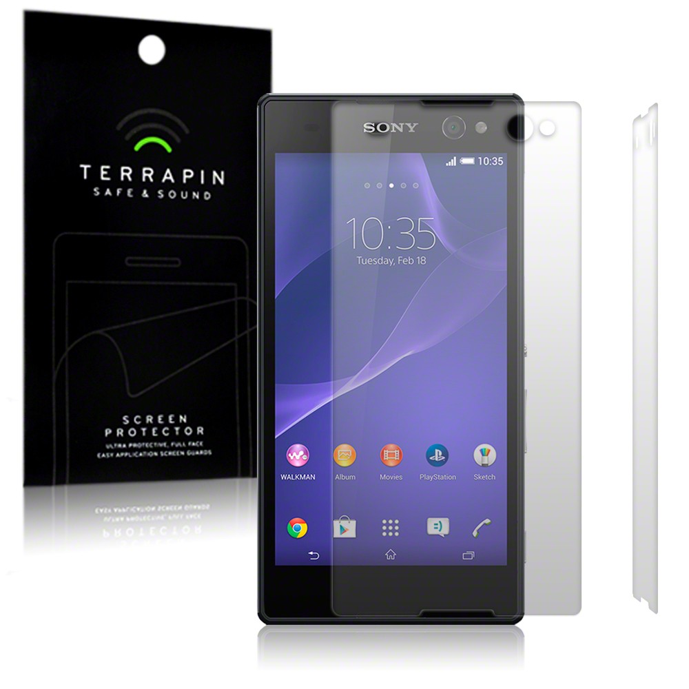 Μεμβράνη Προστασίας Οθόνης Sony Xperia C3 by Terrapin - 2 Τεμάχια (006-005-145)