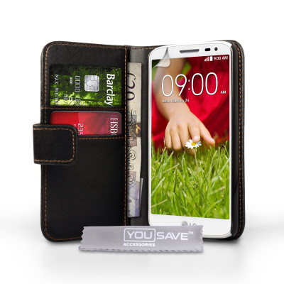 Θήκη LG G2 Mini - Πορτοφόλι by YouSave (Z413)