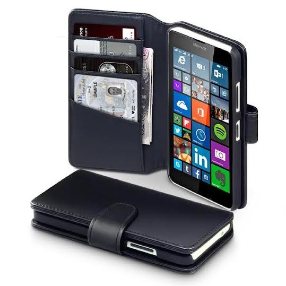 Δερμάτινη Θήκη Microsoft Lumia 435 - Πορτοφόλι by Terrapin (117-116-017)