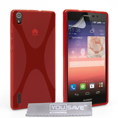 Ημιδιάφανη Θήκη Huawei Ascend P7 by YouSave (Z850)