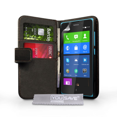 Θήκη Nokia XL - Πορτοφόλι by YouSave (Z495)