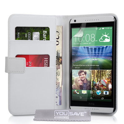 Θήκη HTC Desire 816 - Πορτοφόλι by YouSave (Z410)