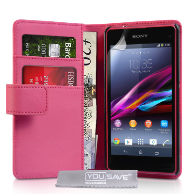 Θήκη Sony Xperia Z1 Compact - Πορτοφόλι by YouSave (Z930)