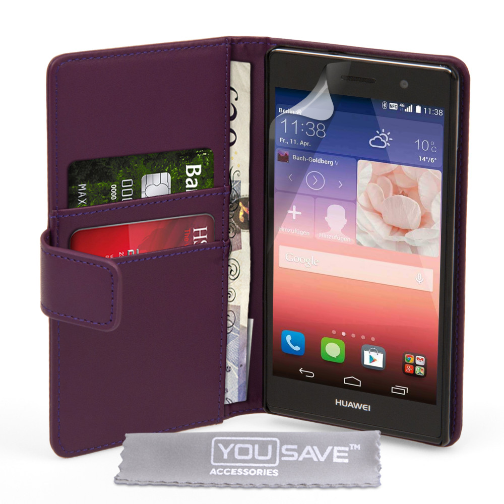 Θήκη Huawei Ascend P7 - Πορτοφόλι by YouSave (Z881)