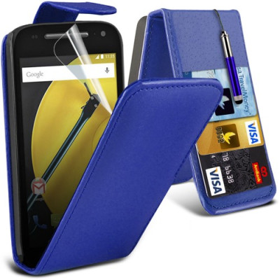 Flip Θήκη Motorola Moto E 2nd Gen (001-003-301) - OEM