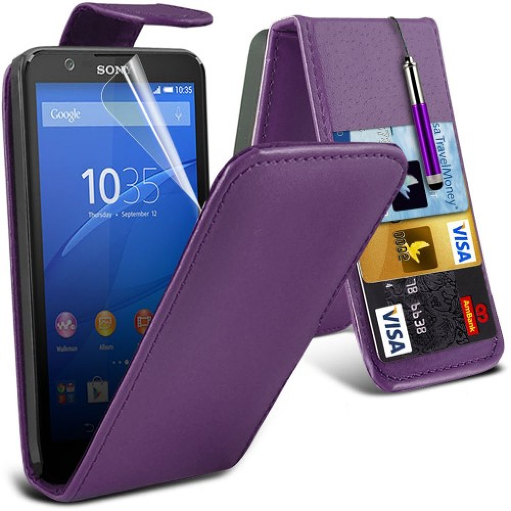 Flip Θήκη Sony Xperia E4 (001-005-442) - OEM