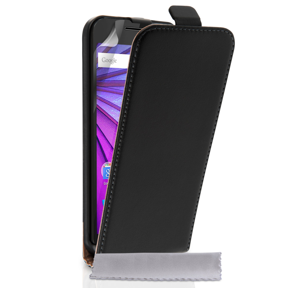 Δερμάτινη Flip Θήκη Motorola Moto G 3rd Gen by Caseflex (Z618)