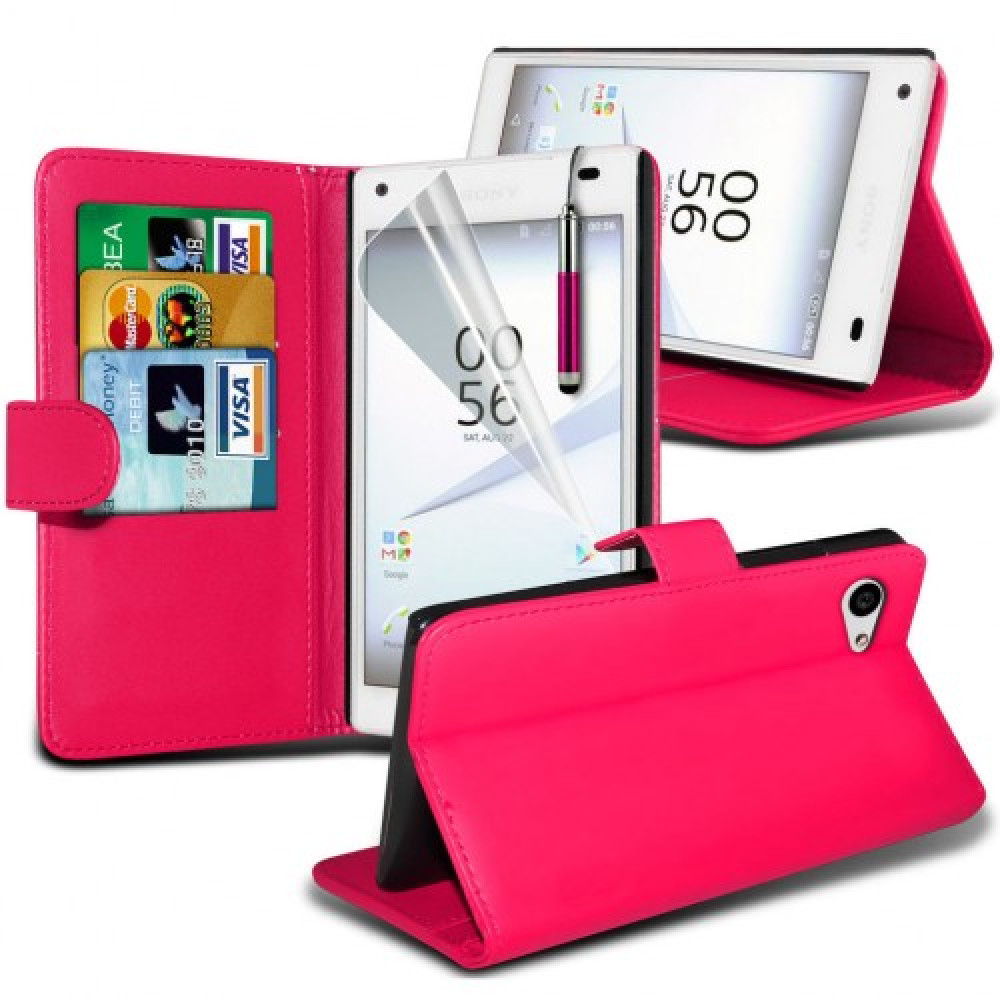 Θήκη Sony Xperia Z5 Compact - Πορτοφόλι (001-005-502) - OEM