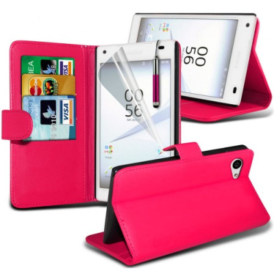 Θήκη Sony Xperia Z5 Compact - Πορτοφόλι (001-005-502) - OEM