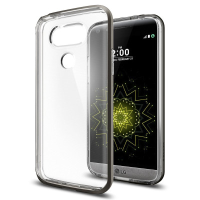 Spigen Θήκη Neo Hybrid Crystal LG G5 - Gunmetal (A18CS20135)