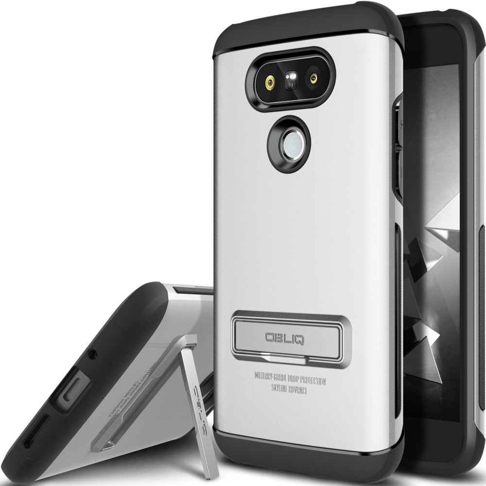 Obliq Θήκη Skyline Advance Pro LG G5 - Satin Silver (OBLG5SKYA04)