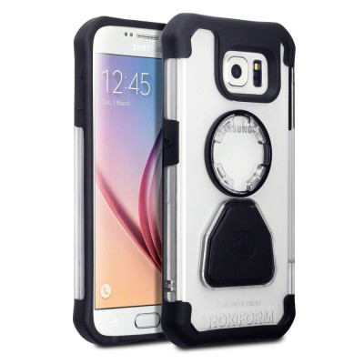Rokform Θήκη Samsung Galaxy S6 V3 Crystal Case με Μαγνητική Βάση Αυτοκινήτου - Crystal Clear (131-002-017)