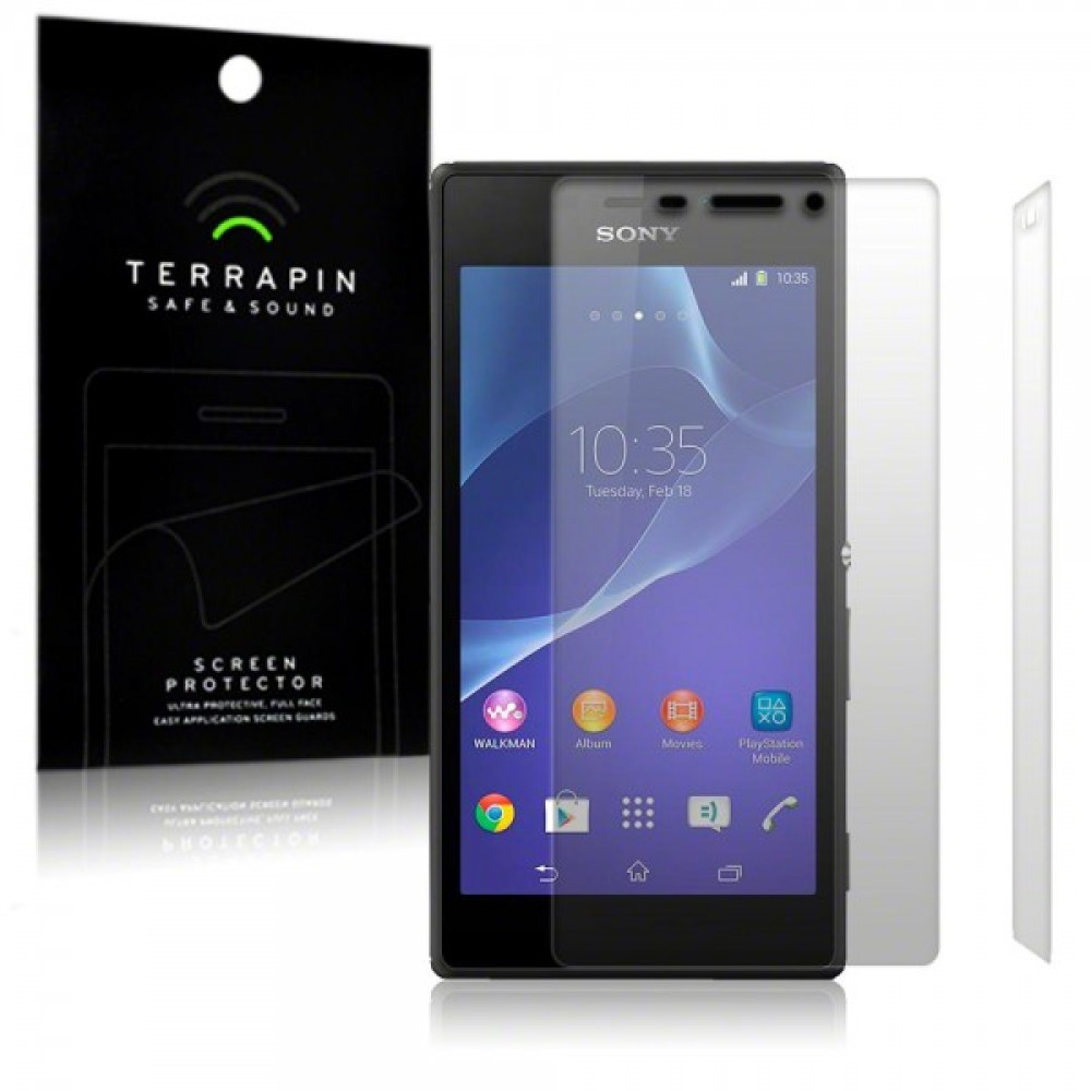 Μεμβράνη Προστασίας Οθόνης Sony Xperia M2 by Terrapin - 2 Τεμάχια (006-005-131)