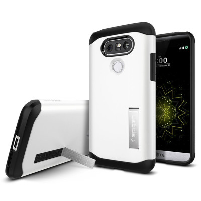 Spigen Θήκη Slim Armor LG G5 - Shimmery White (A18CS20131)