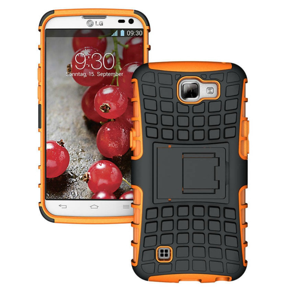 Ανθεκτική Θήκη LG K4 (8270) Πορτοκαλί - OEM