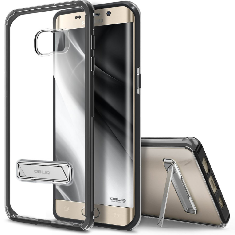 Obliq Θήκη Naked Shield Series Kickstand Samsung Galaxy S6 Edge Plus - Black (54440)
