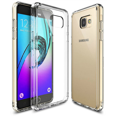 Ringke (Fusion) Θήκη Samsung Galaxy A3 II (2016) με TPU Bumper + Screen Protector - Clear