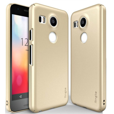 Ringke (Slim) Θήκη LG Google Nexus 5X + Screen Protector - Royal Gold (RSL-GNX5X-RG)