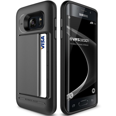 Verus Θήκη Damda Clip Series Samsung Galaxy S7 Edge - Dark Silver (VRG7E-DCPDS)