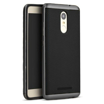 Ipaky Θήκη Hybrid Xiaomi Redmi Note 3 - Black/Grey (8689)