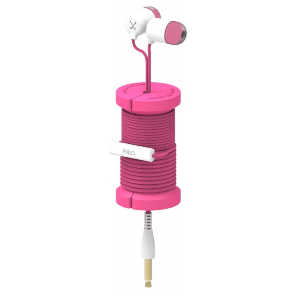 Philo Spool Ακουστικά Handsfree (PH005PK) - Pink