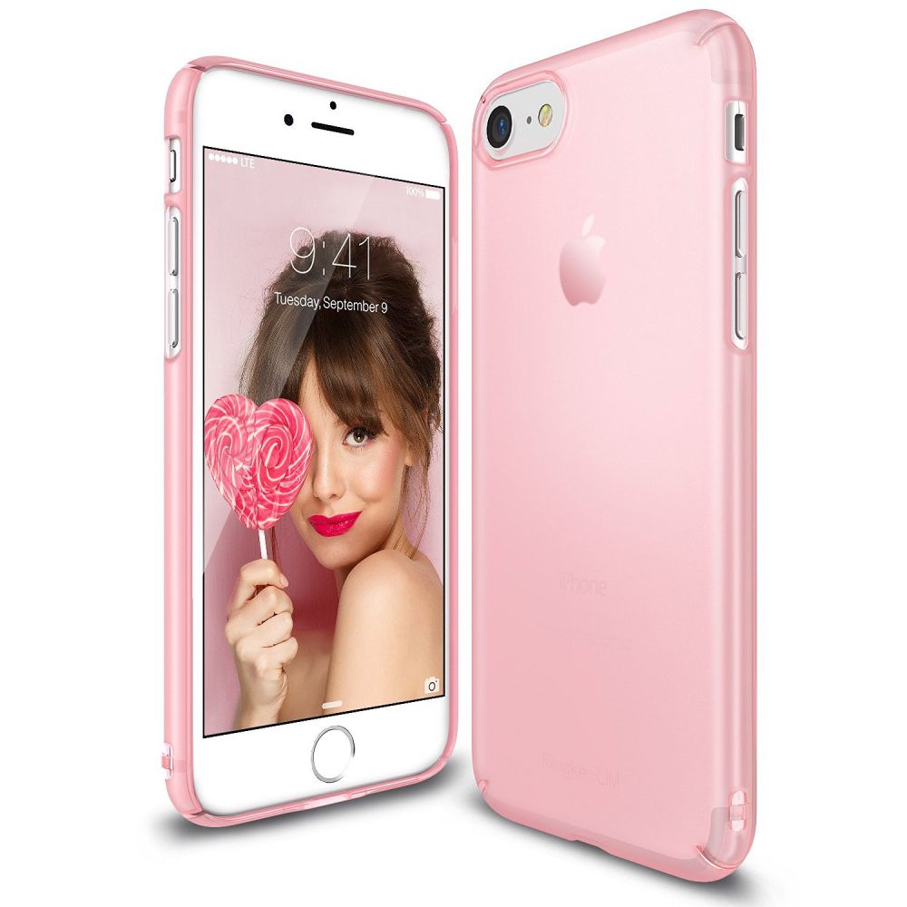 Ringke (Slim) Θήκη Apple iPhone SE 2022 / 2020 / 8 / 7 - Frost Pink (RSL-APIPH7-FP)