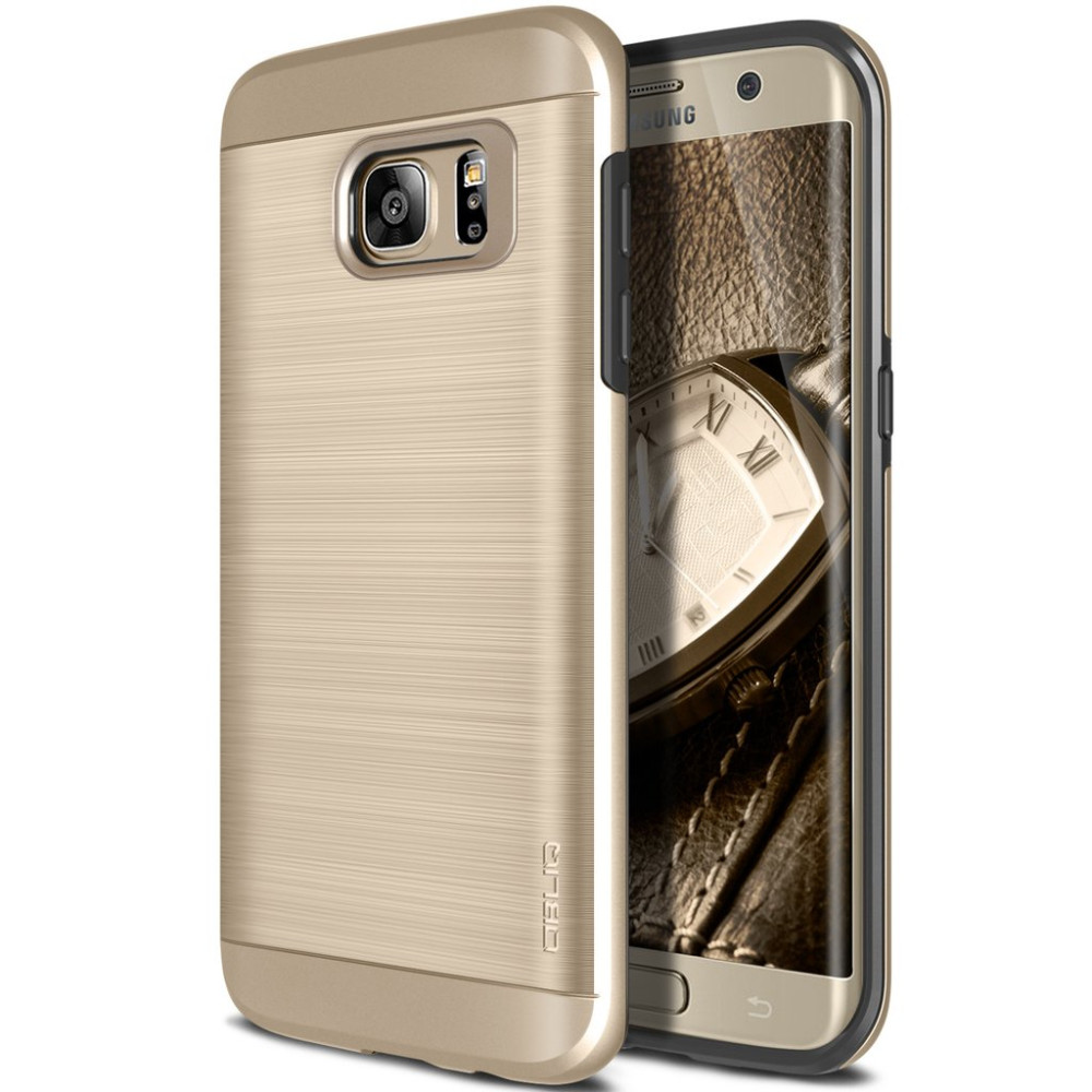 Obliq Θήκη Slim Meta Samsung Galaxy S7 Edge - Champagne Gold (OBLQSMG7SLIMA03)