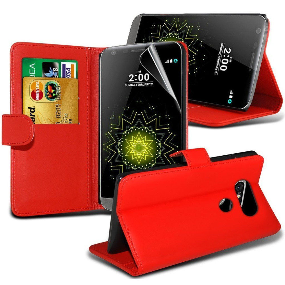 Θήκη LG K4 - Πορτοφόλι (8811) Κόκκινο - OEM